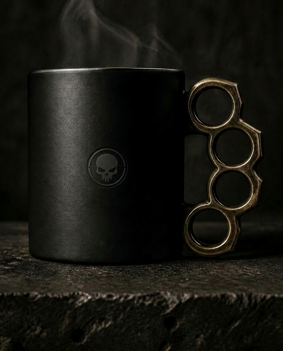 Brass Knuckle Mug